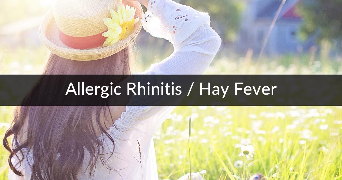 Allergic Rhinitis / Hay Fever | Digital Naturopath